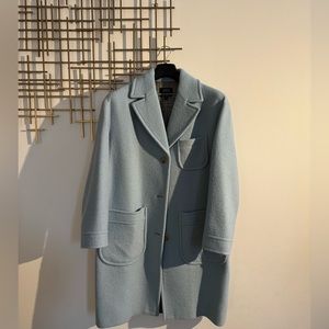 A.P.C women’s single breasted wool cute in blue